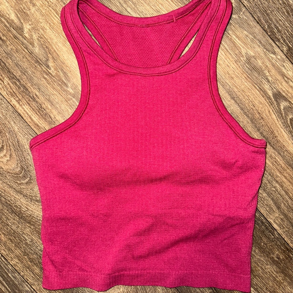 lululemon athletica Red Tank Top